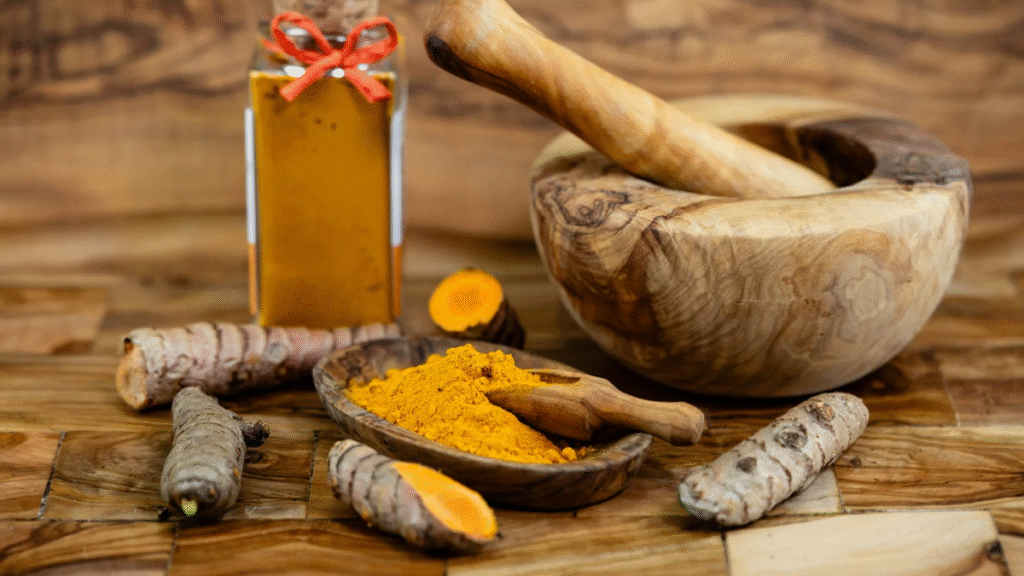 Homemade turmeric face pack for pimples
