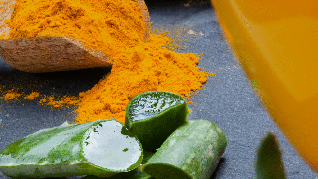 Homemade turmeric face pack for pimples