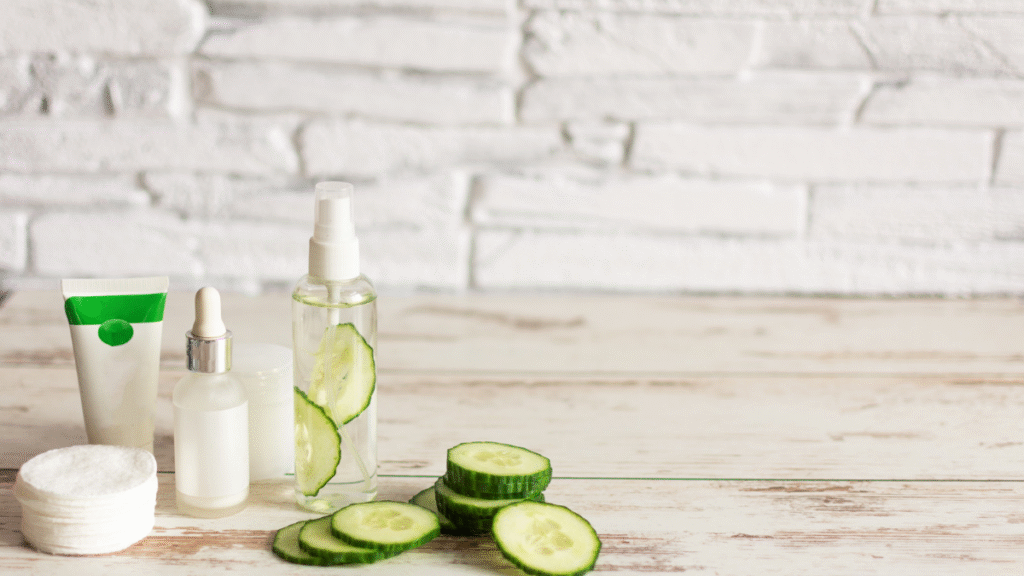 Natural cucumber toner for face