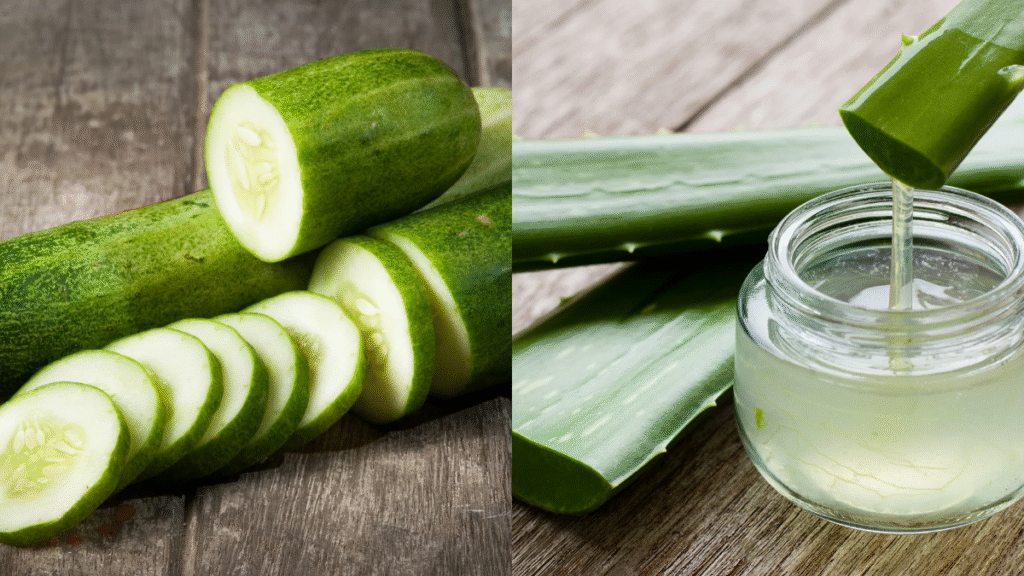 Natural cucumber toner for face