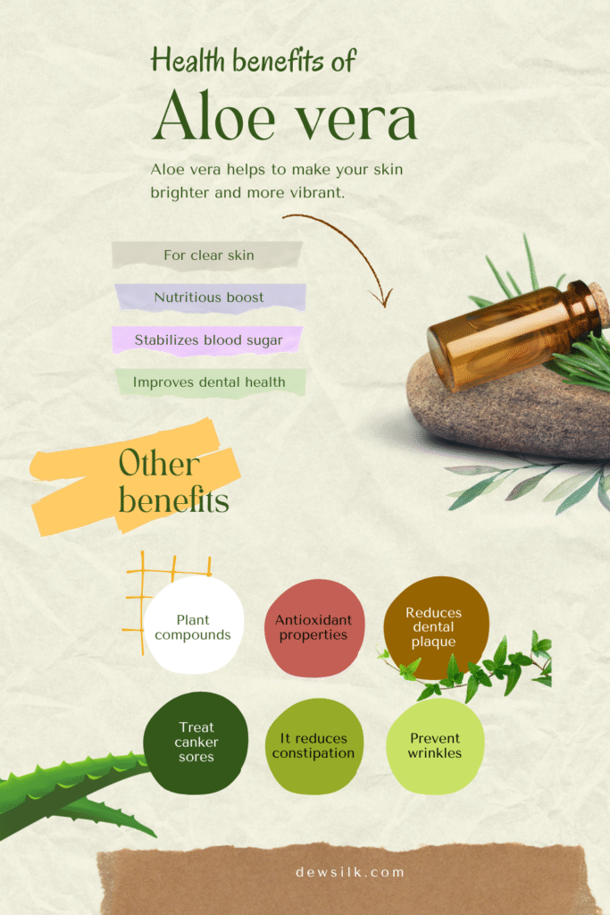 Benefits of applying Aloe Vera on face overnight 