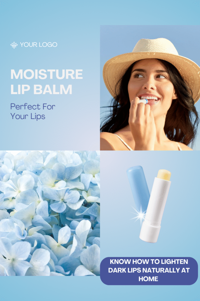 How to lighten dark lips naturally at home 